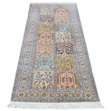 Load image into Gallery viewer, Hand-Knotted Traditional Design Kashmiri Silk Handmade Rug (Size 2.2 X 6.2) Cwral-11691