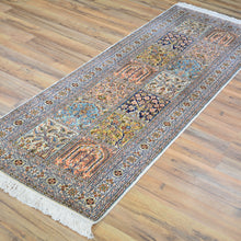 Load image into Gallery viewer, Hand-Knotted Traditional Design Kashmiri Silk Handmade Rug (Size 2.2 X 6.2) Cwral-11691