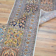 Load image into Gallery viewer, Hand-Knotted Traditional Design Kashmiri Silk Handmade Rug (Size 2.2 X 6.2) Cwral-11691