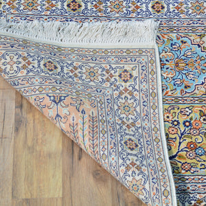 Hand-Knotted Traditional Design Kashmiri Silk Handmade Rug (Size 2.2 X 6.2) Cwral-11691