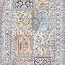 Load image into Gallery viewer, Hand-Knotted Traditional Design Kashmiri Silk Handmade Rug (Size 2.2 X 6.2) Cwral-11691