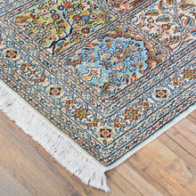 Load image into Gallery viewer, Hand-Knotted Traditional Design Kashmiri Silk Handmade Rug (Size 2.1 X 3.1) Cwral-11697