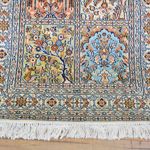 Load image into Gallery viewer, Hand-Knotted Traditional Design Kashmiri Silk Handmade Rug (Size 2.1 X 3.1) Cwral-11697