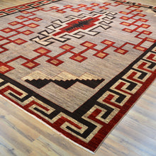 Load image into Gallery viewer, Hand-Knotted Traditional Southwestern Design Handmade Rug (Size 9.9 X 12.10) Cwral-11715