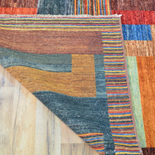Load image into Gallery viewer, Hand-Knotted Modern Contemporary Stripes Design Handmade Rug (Size 8.0 X 9.9) Cwral-11724