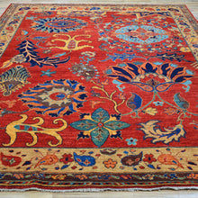 Load image into Gallery viewer, Hand-Knotted Tribal Ersari Chobi Design Oriental Handmade Rug (Size 7.1 X 10.0) Cwral-11730
