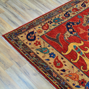 Hand-Knotted Tribal Ersari Chobi Design Oriental Handmade Rug (Size 7.1 X 10.0) Cwral-11730
