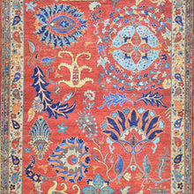 Load image into Gallery viewer, Hand-Knotted Tribal Ersari Chobi Design Oriental Handmade Rug (Size 7.1 X 10.0) Cwral-11730