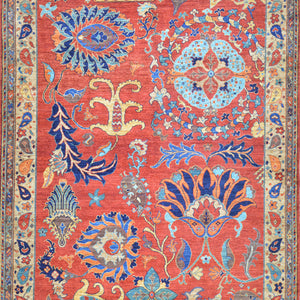 Hand-Knotted Tribal Ersari Chobi Design Oriental Handmade Rug (Size 7.1 X 10.0) Cwral-11730