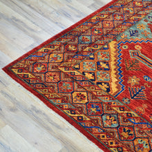 Load image into Gallery viewer, Hand-Knotted Tribal Ersari Chobi Design Oriental Handmade Rug (Size 6.0 X 8.7) Cwral-11733