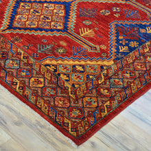 Load image into Gallery viewer, Hand-Knotted Tribal Ersari Chobi Design Oriental Handmade Rug (Size 6.0 X 8.7) Cwral-11733
