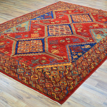 Load image into Gallery viewer, Hand-Knotted Tribal Ersari Chobi Design Oriental Handmade Rug (Size 6.0 X 8.7) Cwral-11733