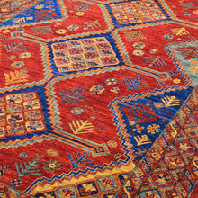 Load image into Gallery viewer, Hand-Knotted Tribal Ersari Chobi Design Oriental Handmade Rug (Size 6.0 X 8.7) Cwral-11733