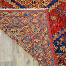 Load image into Gallery viewer, Hand-Knotted Tribal Ersari Chobi Design Oriental Handmade Rug (Size 6.0 X 8.7) Cwral-11733