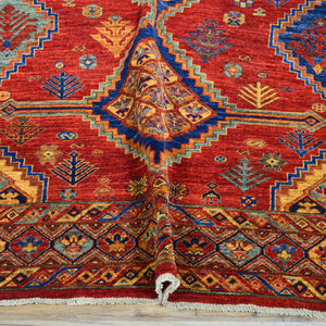 Hand-Knotted Tribal Ersari Chobi Design Oriental Handmade Rug (Size 6.0 X 8.7) Cwral-11733