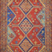 Load image into Gallery viewer, Hand-Knotted Tribal Ersari Chobi Design Oriental Handmade Rug (Size 6.0 X 8.7) Cwral-11733
