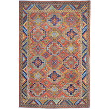 Load image into Gallery viewer, Hand-Knotted Tribal Ersari Chobi Design Oriental Handmade Rug (Size 6.1 X 8.9) Cwral-11736