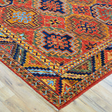 Load image into Gallery viewer, Hand-Knotted Tribal Ersari Chobi Design Oriental Handmade Rug (Size 6.1 X 8.9) Cwral-11736