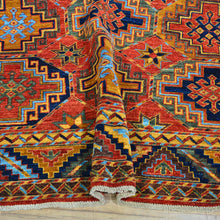 Load image into Gallery viewer, Hand-Knotted Tribal Ersari Chobi Design Oriental Handmade Rug (Size 6.1 X 8.9) Cwral-11736