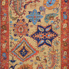 Load image into Gallery viewer, Hand-Knotted Tribal Ersari Chobi Design Oriental Handmade Rug (Size 4.11 X 7.9) Cwral-11739