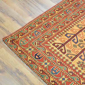 Hand-Knotted Zero Pile Sherwan Design Oriental Handmade Rug (Size 4.8 X 6.11) Cwral-11742