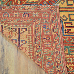 Hand-Knotted Zero Pile Sherwan Design Oriental Handmade Rug (Size 4.8 X 6.11) Cwral-11742