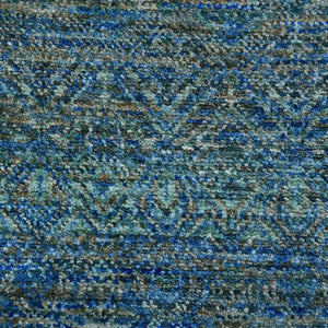 Hand-Knotted Modern Grass Design Oriental Handmade Rug (Size 9.11 X 10.0) Cwral-11748