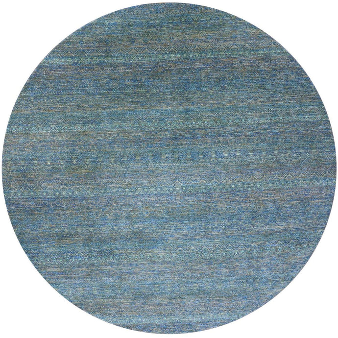 Hand-Knotted Modern Grass Design Oriental Handmade Rug (Size 9.11 X 10.0) Cwral-11748