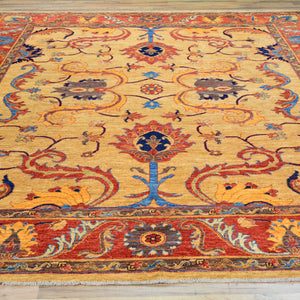 Hand-Knotted Tribal Chobi Oushak Design Oriental Handmade Rug (Size 8.2 X 10.0) Cwral-11760