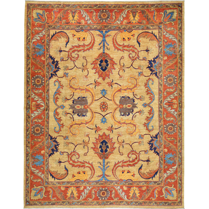 Hand-Knotted Tribal Chobi Oushak Design Oriental Handmade Rug (Size 8.2 X 10.0) Cwral-11760