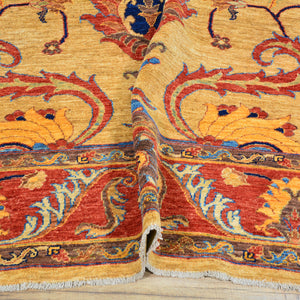 Hand-Knotted Tribal Chobi Oushak Design Oriental Handmade Rug (Size 8.2 X 10.0) Cwral-11760