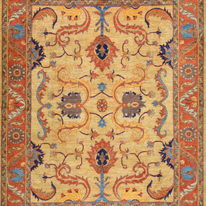 Hand-Knotted Tribal Chobi Oushak Design Oriental Handmade Rug (Size 8.2 X 10.0) Cwral-11760