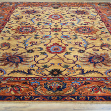 Load image into Gallery viewer, Decorative rug with intricate patterns on a wooden floor