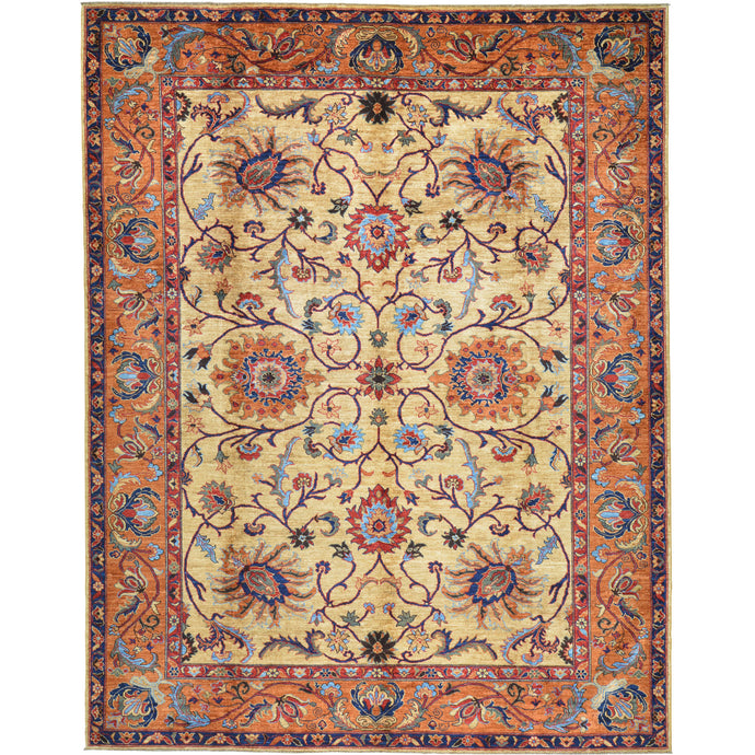 Hand-Knotted Tribal Chobi Oushak Design Oriental Handmade Rug (Size 8.0 X 10.0) Cwral-11763