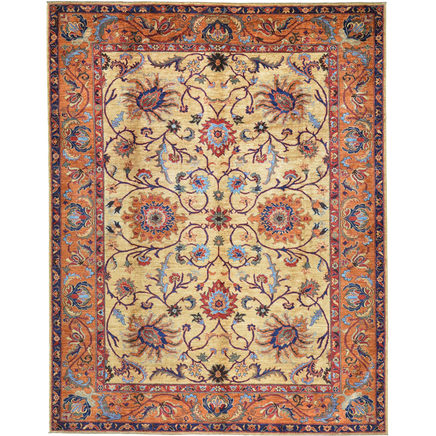 Hand-Knotted Tribal Chobi Oushak Design Oriental Handmade Rug (Size 8.0 X 10.0) Cwral-11763