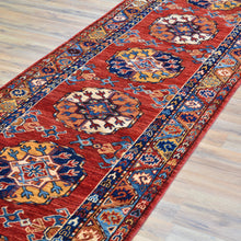 Load image into Gallery viewer, Hand-Knotted Tribal Elephant Feet Design Oriental Handmade Rug (Size 2.10 X 15.9) Cwral-11766