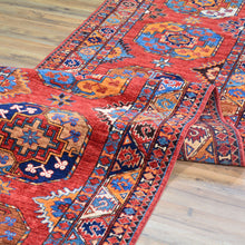 Load image into Gallery viewer, Hand-Knotted Tribal Elephant Feet Design Oriental Handmade Rug (Size 3.0 X 13.0) Cwral-11772