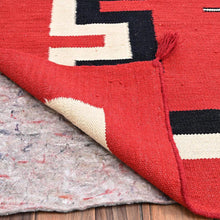 Load image into Gallery viewer, Hand-Woven Southwestern Design Flat Weave Handmade Kilim Rug (Size 12.1 X 14.9) Cwral-11844