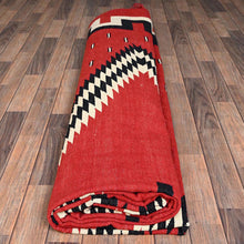 Load image into Gallery viewer, Hand-Woven Southwestern Design Flat Weave Handmade Kilim Rug (Size 12.1 X 14.9) Cwral-11844
