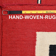 Load image into Gallery viewer, Hand-Woven Southwestern Design Flat Weave Handmade Kilim Rug (Size 12.1 X 14.9) Cwral-11844