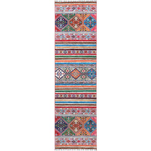 Load image into Gallery viewer, Hand-Knotted Tribal Kazak Khorjin Design Oriental Handmade Rug (Size 2.9 X 9.8) Cwral-11850
