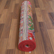 Load image into Gallery viewer, Hand-Knotted Tribal Kazak Khorjin Design Oriental Handmade Rug (Size 2.9 X 9.8) Cwral-11850