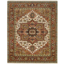 Load image into Gallery viewer, Hand-Knotted Traditional Design Oriental Handmade Wool Rug (Size 7.9 X 9.9) Cwral-11856