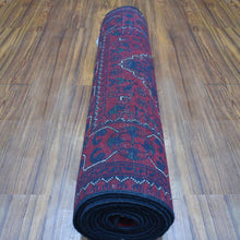 Load image into Gallery viewer, Hand-Knotted Tribal Turkoman Design Oriental Handmade Wool Rug (Size 2.8 X 12.9) Cwral-11862