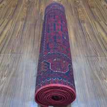 Load image into Gallery viewer, Hand-Knotted Tribal Turkoman Design Oriental Handmade Wool Rug (Size 2.8 X 9.7) Cwral-11865