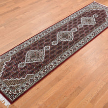 Load image into Gallery viewer, Hand-Knotted Traditional Mahi Design Oriental Handmade Silk/Wool Rug (Size 2.8 X 10.5) Cwral-11871