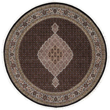 Load image into Gallery viewer, Hand-Knotted Traditional Mahi Design Oriental Handmade Silk/Wool Rug (Size 8.0 X 8.0) Cwral-11874