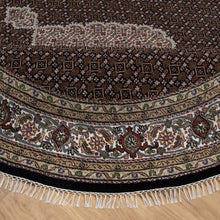 Load image into Gallery viewer, Hand-Knotted Traditional Mahi Design Oriental Handmade Silk/Wool Rug (Size 8.0 X 8.0) Cwral-11874