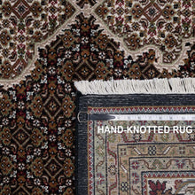 Load image into Gallery viewer, Hand-Knotted Traditional Mahi Design Oriental Handmade Wool/Silk  Rug (Size 8.10 X 12.5) Cwral-11880