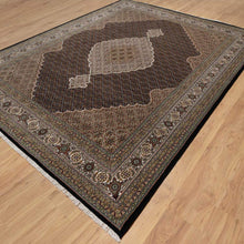 Load image into Gallery viewer, Hand-Knotted Traditional Mahi Design Oriental Handmade Wool/Silk  Rug (Size 8.10 X 12.5) Cwral-11880